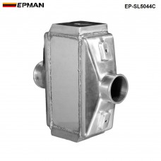 EPMAN Turbo Water to Air Intercooler - 12"x11"x4.5" Inlet/Outlet: 3" Front Mount Aluminium Turbo Intercooler EP-SL5044C
